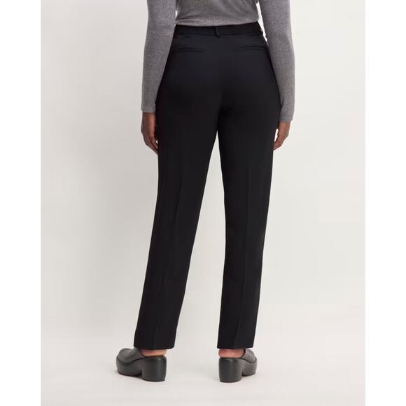 Everlane Japanese GoWeave Way-High Tapered Pant Black Women 6 NWT - Picture 2 of 14